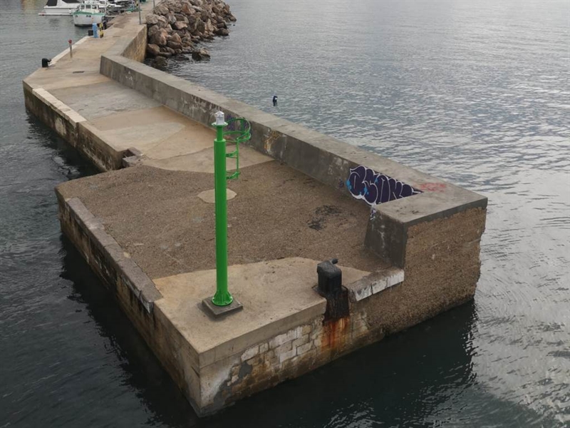 Postavljanje lučkog svjetla u lučici Torpedo